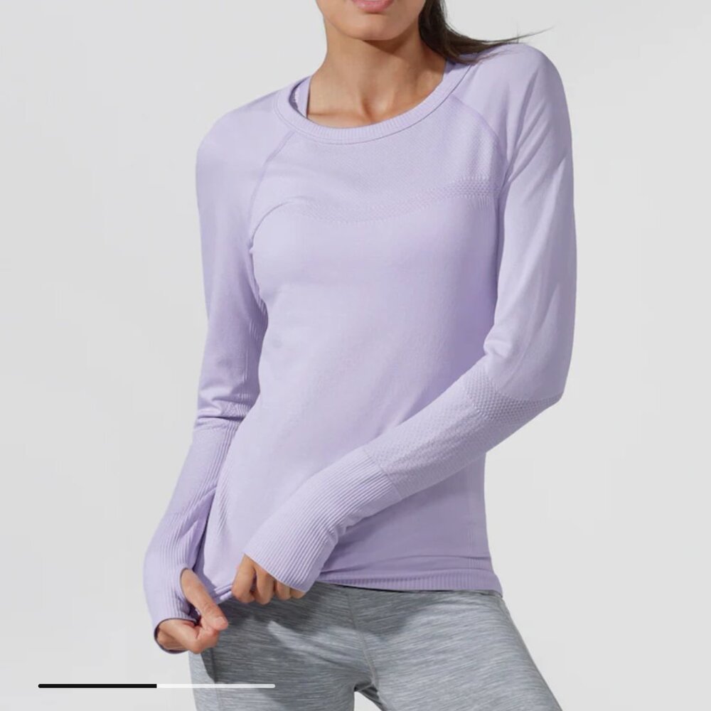 NWOT Lorna Jane long sleeve, seamless, exercise top Size S